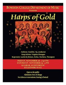 Bowdoin Chorus Presents 'Harps of Gold'