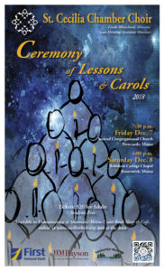 St. Cecilia Chamber Choir Presents Christmas Lessons & Carols Concert on Dec. 7 and 8